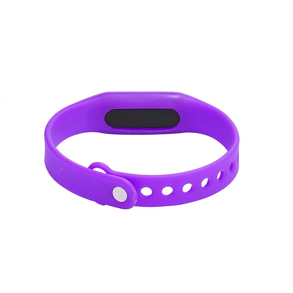 Đồng hồ LED mặt kính mini dây Silicon kiêm vòng tay thời trang 